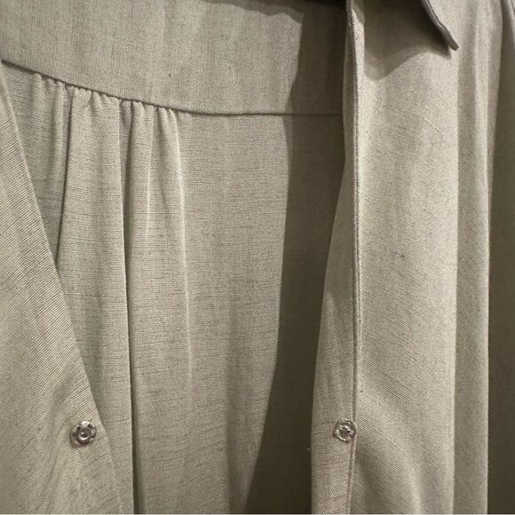 Anthropologie Cream Midi Dress - Picture 11 of 12